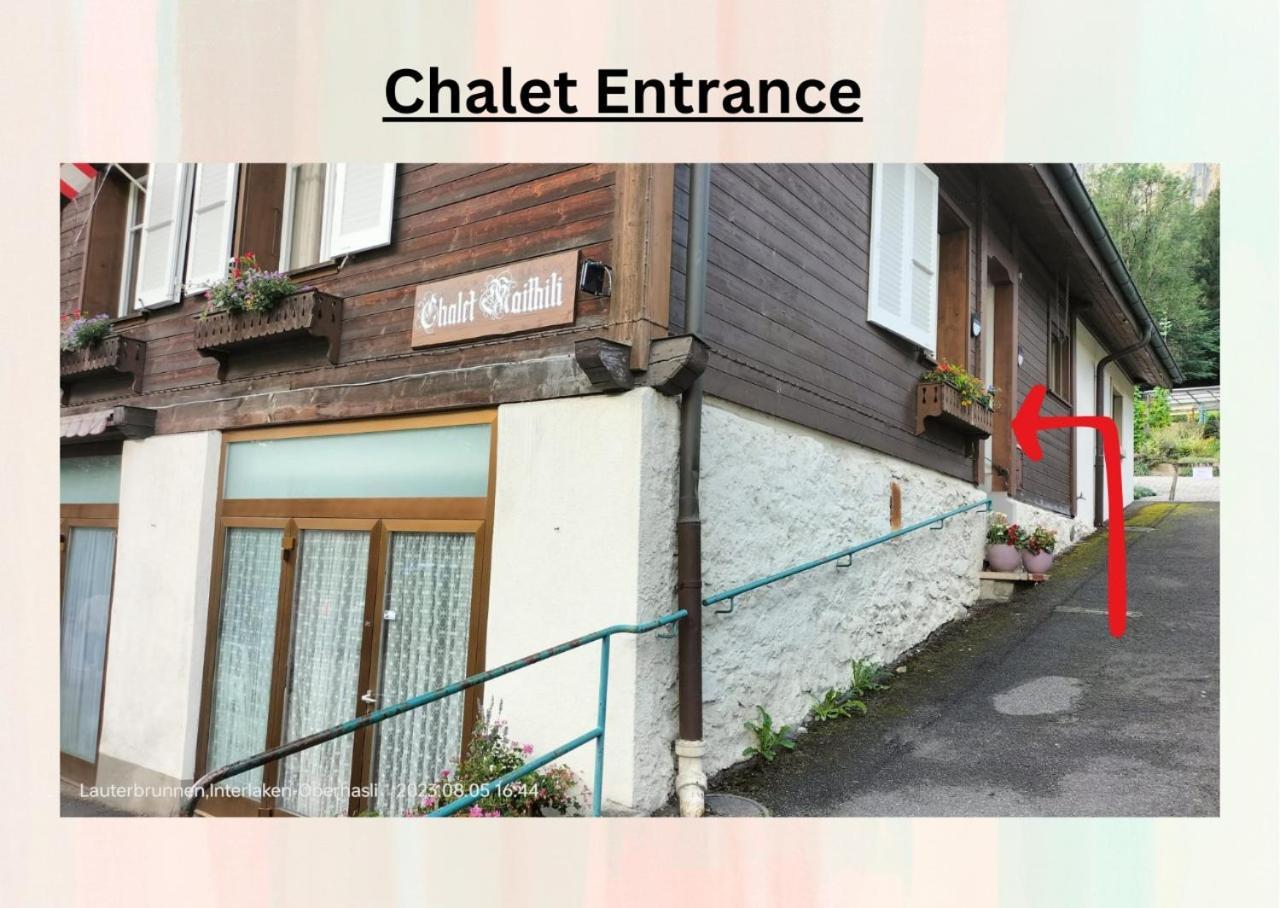 Chalet Maithili Lauterbrunnen -152-Year-Old Majestic Chalet Ngoại thất bức ảnh