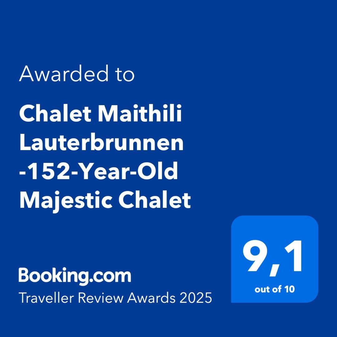 Chalet Maithili Lauterbrunnen -152-Year-Old Majestic Chalet Ngoại thất bức ảnh